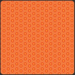 Art Gallery Fabrics - Oval elements - Tangerine tango