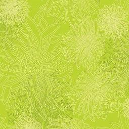 Art Gallery Fabrics - Floral elements - Kiwi