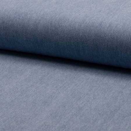 Tissu denim - Blue light enzyme washed