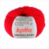 Merino baby de Katia : Couleur - 04 Rouge