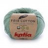 Fair cotton de Katia : Couleur - 17 Vert menthe