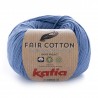 Fair cotton de Katia : Couleur - 56 Bleu