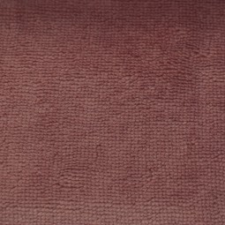 Tissu éponge Bambou velours - Bois de rose