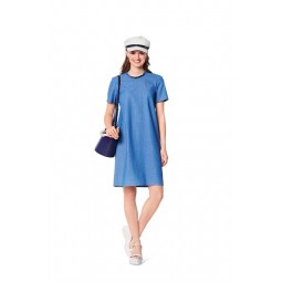 Patron Burda 6039 - Robe ou blouse col ruché