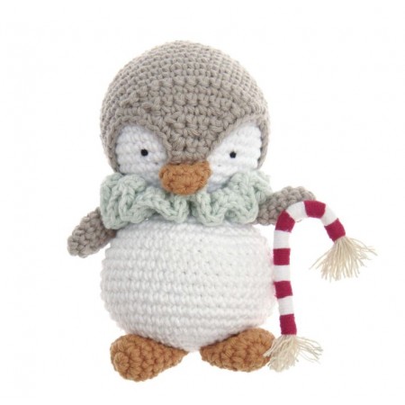 Kit crochet amigurumi Ricorumi - pingouin de noel