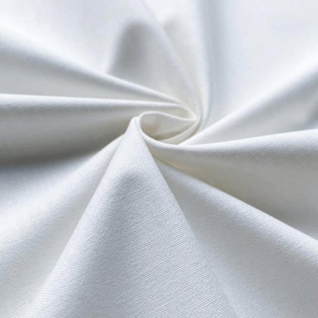 Tissu coton uni - Blanc neige