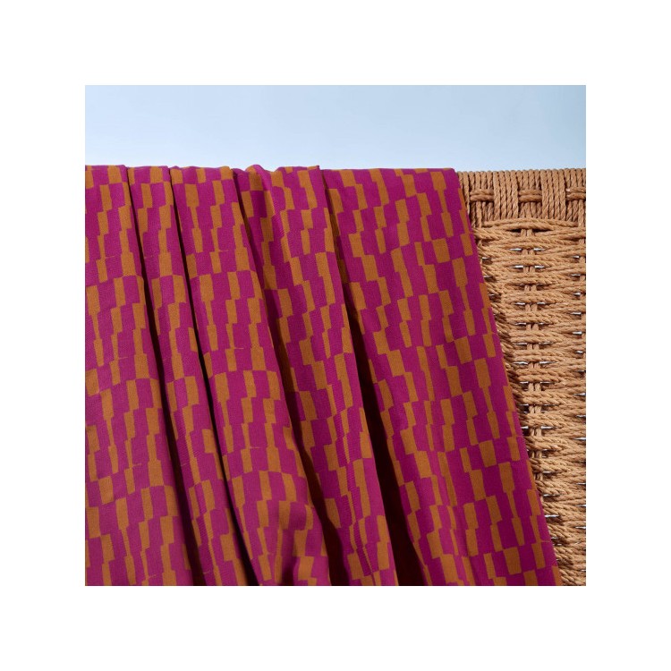 Tissu Atelier Brunette - Viscose Domino Dahlia