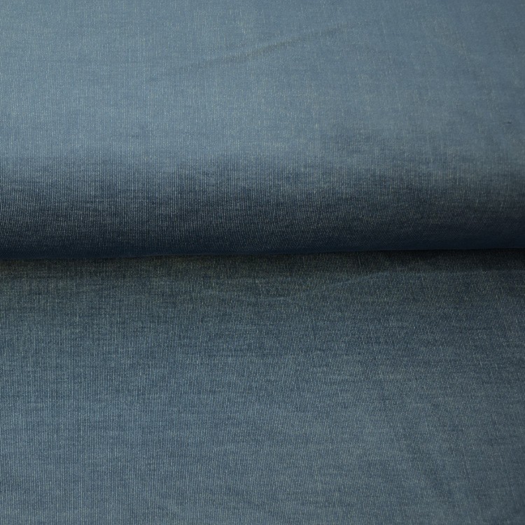 Tissu velours côtelé milleraies - Denim extensible