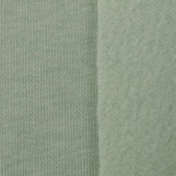 Tissu jersey sweat uni - Vert clair