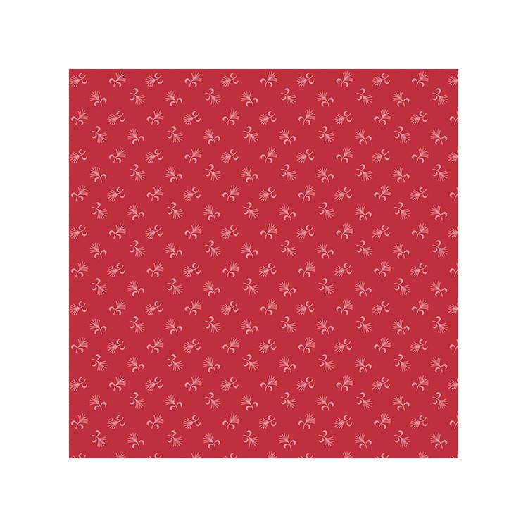 Tissu fantaisie - Jewelbox - Dandelion fluff Crimson