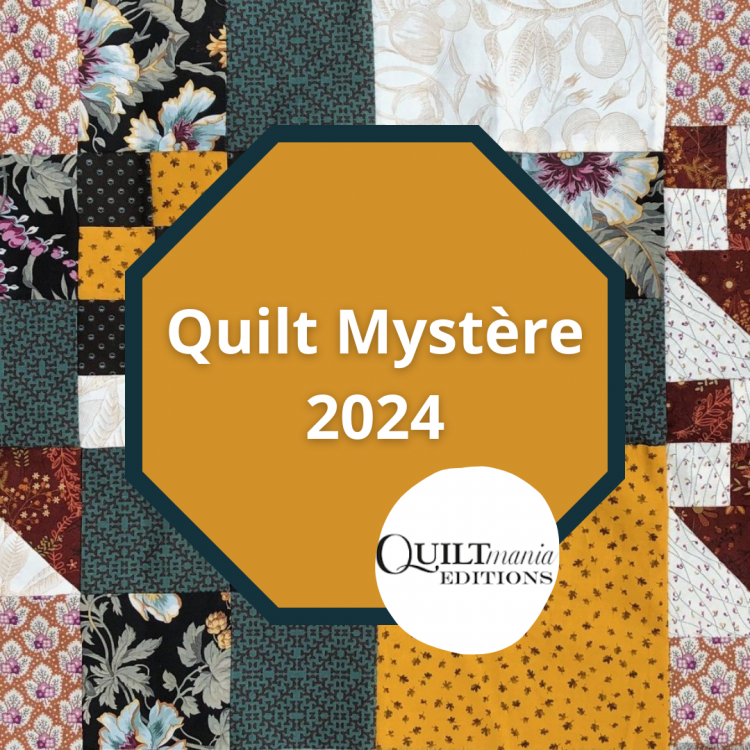 Quilt mystère 2024 Sampler de Quiltmania Les 4 magazines Quiltmania n