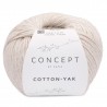 Cotton Yak de katia : Couleur - 138 - Ivoire clair