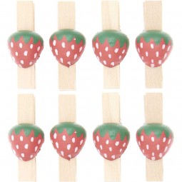 Pince en bois fraise