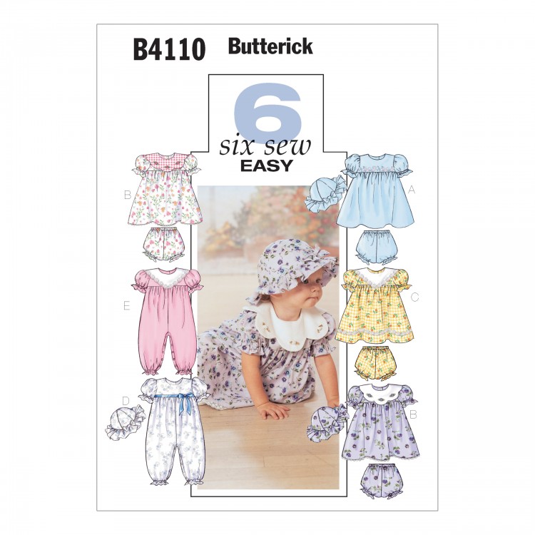 Patron Butterick 4110 - Ensemble pour bébé