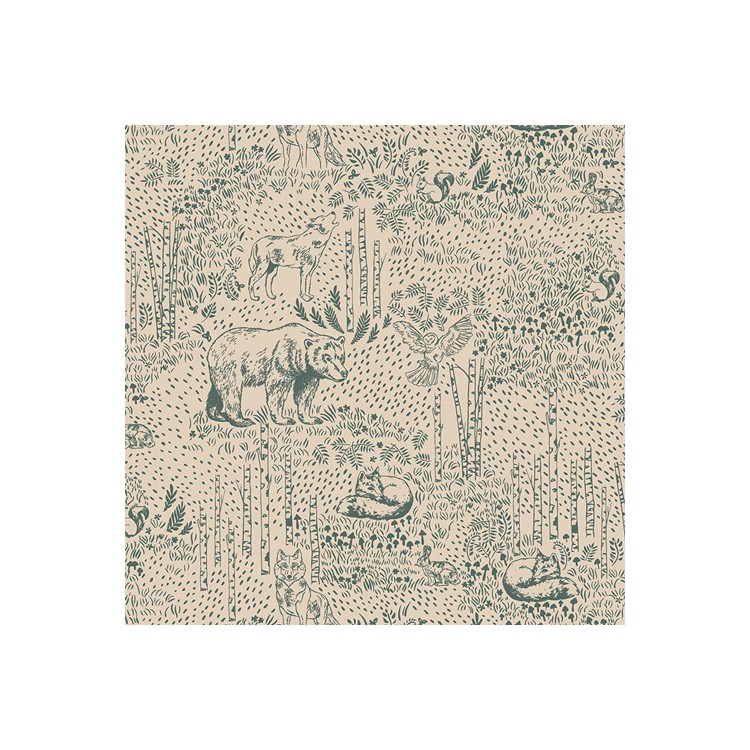 Art Gallery Fabrics - Woodland Keeper - Awaken Forest Fern