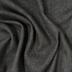 Tissu gabardine - Jean noir