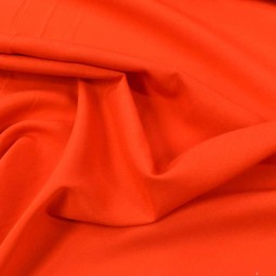 Tissu viscose uni - Rouge