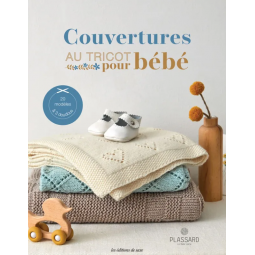 Livre - Couvertures au tricot pour bébé