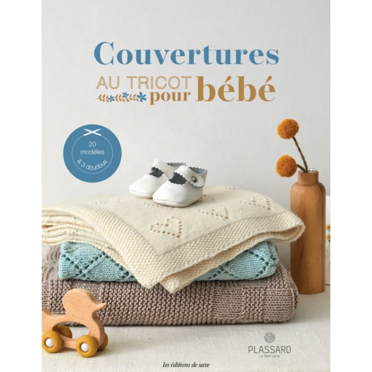 Livre - Couvertures au tricot pour bébé