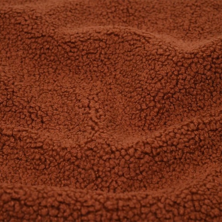 Tissu d'ameublement - Bouclette Paddington terracotta