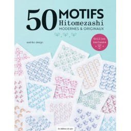 Livre - 50 motifs hitomezashi