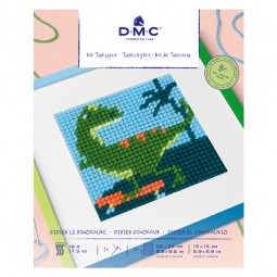 Kit de canevas DMC - Didier le dinosaure