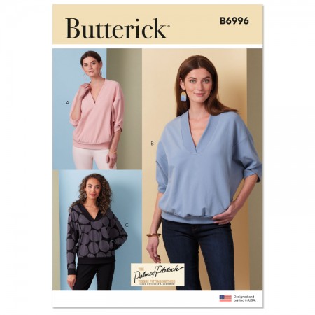 Patron Butterick 6996 - Sweatshirt femme