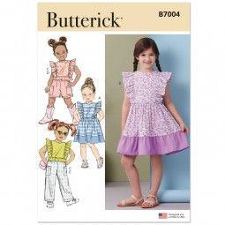 Patron Butterick 7004 - Robe ou corsage enfant