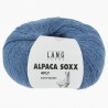 Alpaca Soxx 4 PLY de Lang Yarns : couleurs - 20 - Bleu Céruléen