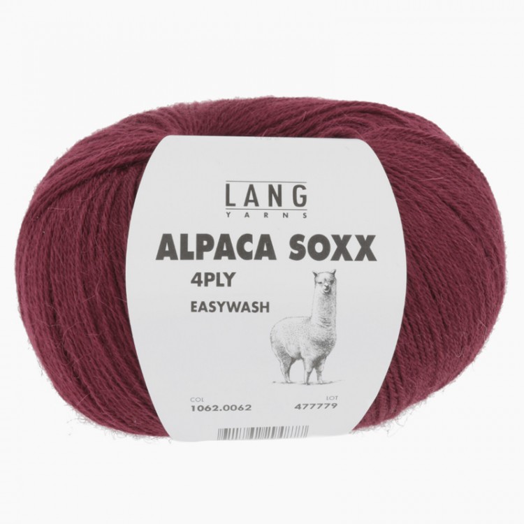 Alpaca Soxx 4 PLY de Lang Yarns - passe velours