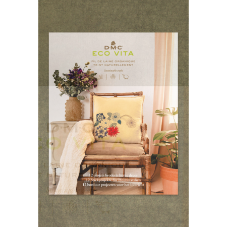 Livre - 12 projets broderie home décor Ecovita