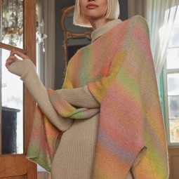 Kit de tricot - Poncho Raina - Harmony