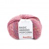 Basic merino popcorn de Katia : couleurs - 200 - Rose multicolore