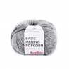 Basic merino popcorn de Katia : couleurs - 103 - Gris foncé blanc