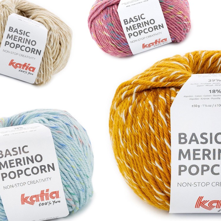 Basic merino popcorn de Katia