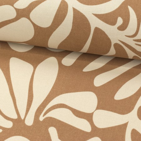 Tissu Bachette - Jungle marron