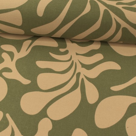 Tissu Bachette - Jungle vert