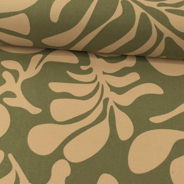 Tissu Bachette - Jungle vert