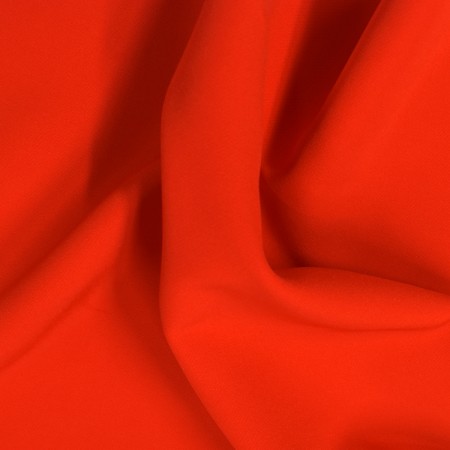 Tissu polyester extensible - Rouge