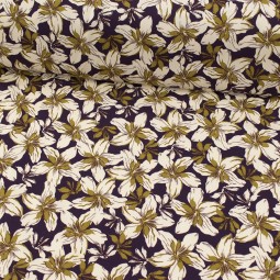 Tissu viscose - Zora violet