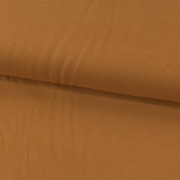 Tissu jersey bambou - Caramel