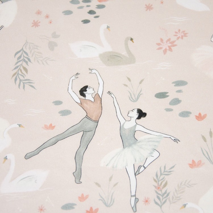 Tissu Katia fabrics - Popeline de coton - Swan dance ballet