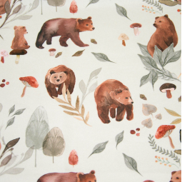 Tissu Katia fabrics - Popeline de coton - Bear country dance