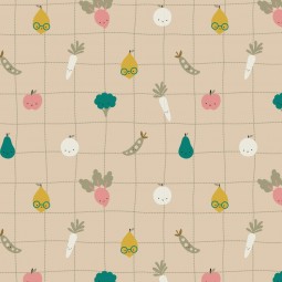 Tissu Katia Fabrics - Coton plastifié tropical - Lindy vegan