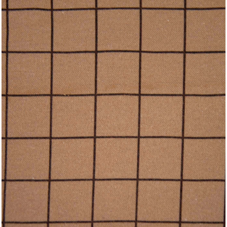 Tissu Katia fabrics - Flanelle - Carreaux marron