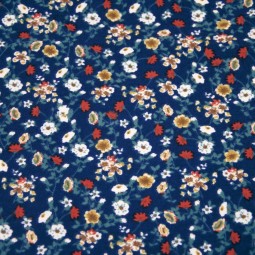 Tissu Katia fabrics - Flanelle - Blue zinnia