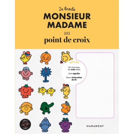 Livre - Je brode Monsieur Madame au point de croix