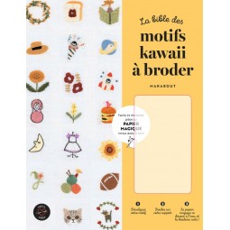 Livre - La bible des motifs kawaii à broder